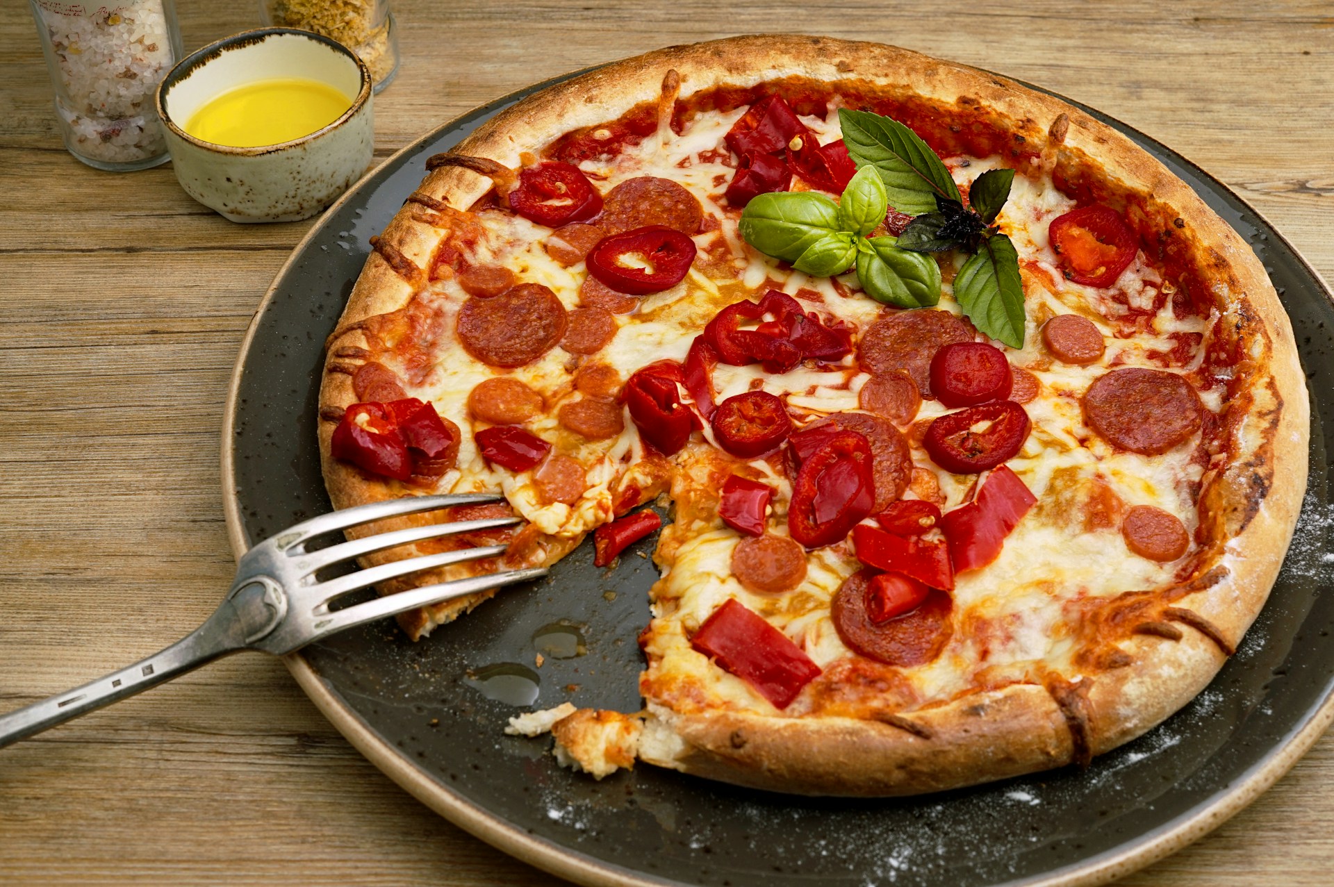 Pepperoni pizza