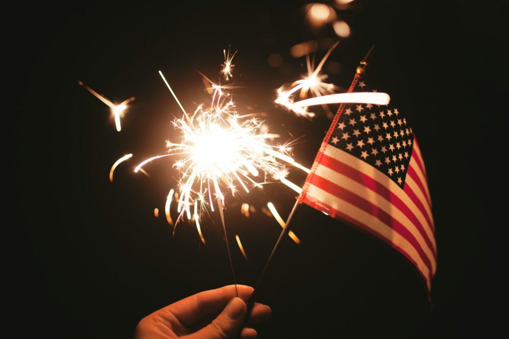 USA fireworks display
