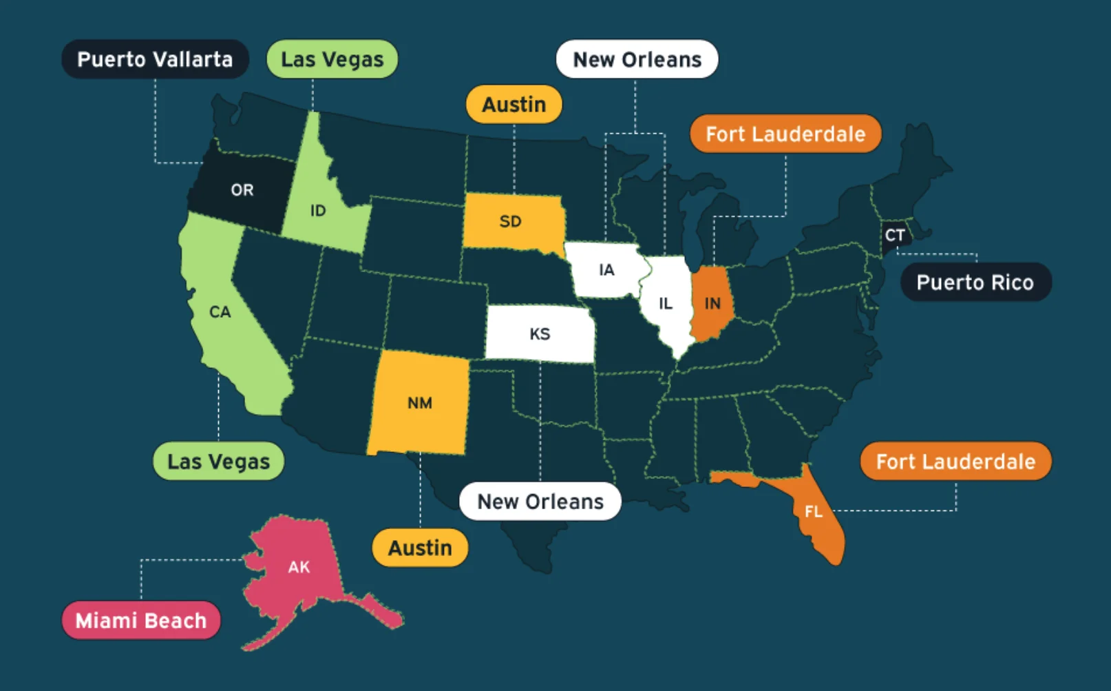 Best Spring Break Destinations for 2025