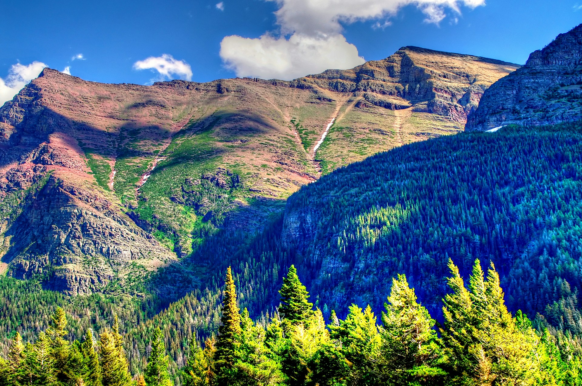 A mountain range in Montana