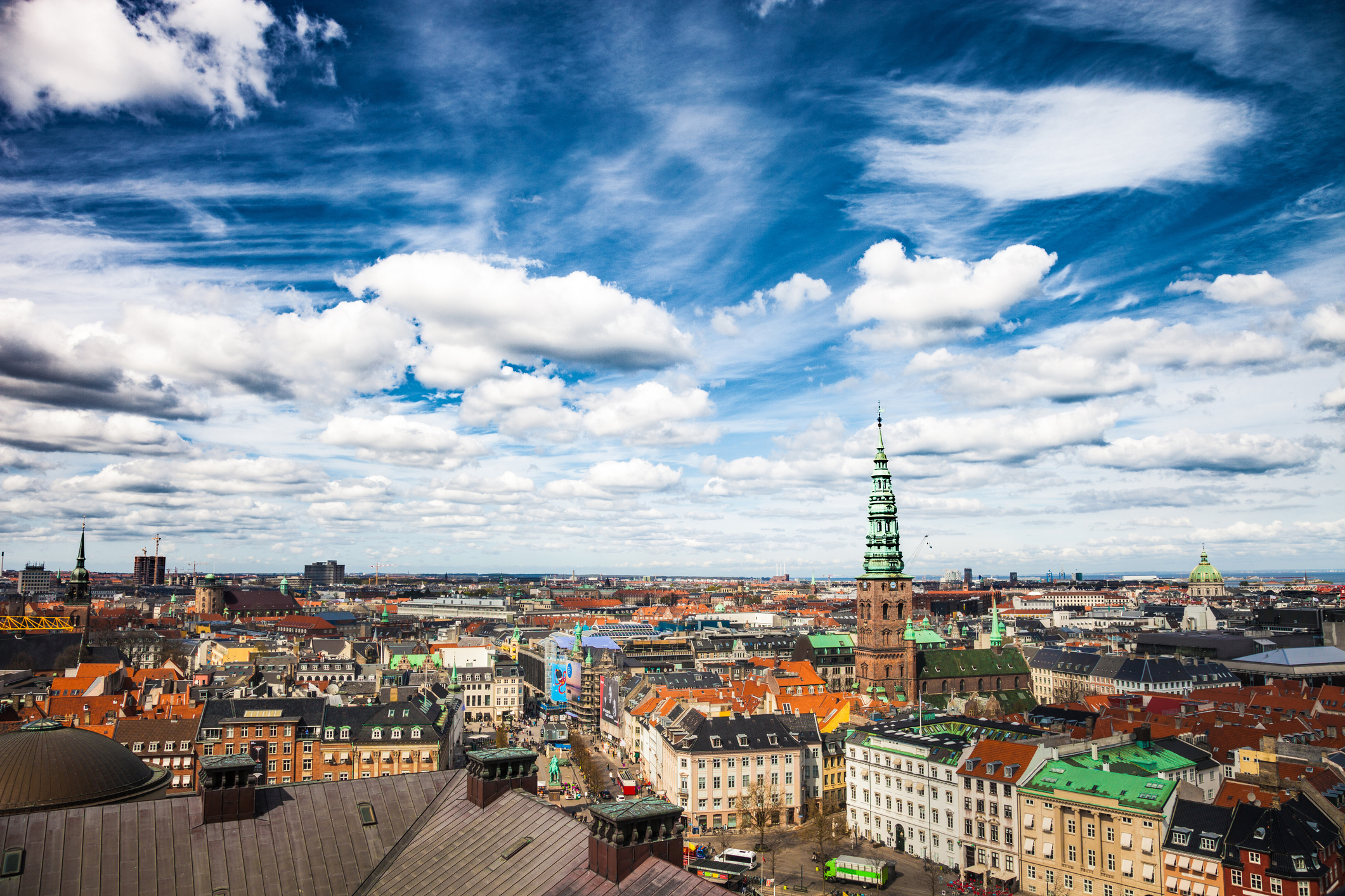 Copenhagen aerial view cityscape - APR Travel Blog